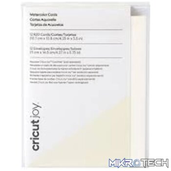 2009984 - Cricut Watercolor Cards White 12pk R20