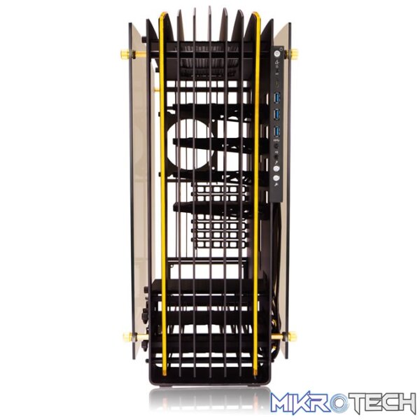 In-Win ca02 H-Frame 2.0 Black & Green E-ATX Open Frame Chassis - Image 5