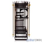 In-Win ca02 H-Frame 2.0 Black & Green E-ATX Open Frame Chassis - Image 6
