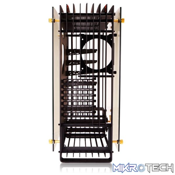 In-Win ca02 H-Frame 2.0 Black & Green E-ATX Open Frame Chassis - Image 6