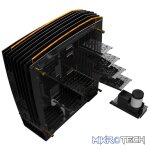 In-Win ca02 H-Frame 2.0 Black & Green E-ATX Open Frame Chassis - Image 4