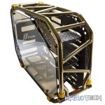 In-Win ca03 D-Frame 2.0 Black & Green Open Frame E-ATX Chassis