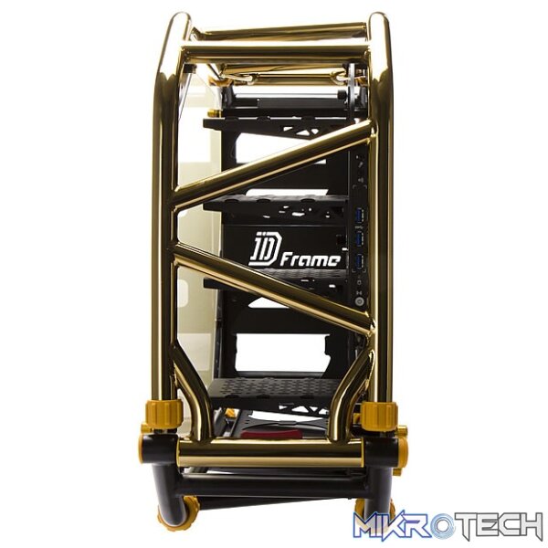 In-Win ca03 D-Frame 2.0 Black & Green Open Frame E-ATX Chassis - Image 3