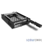 Dual Bay BLACK Removable Rack for 2x 2.5" S-ATA Drives - Image 3