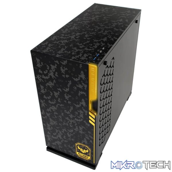 In Win ci698 101 Tuf Gaming Edition ATX Mid Tower Chassis with RGB led, front panel & side window - Image 3