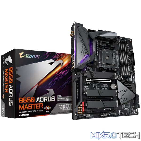 2020052114370686011ad28522a1fb9c0575f75dd129001c_src Gigabyte B550 Aorus Master AMD B550 Chipset Socket Ryzen AM4 Motherboard with WiFi - Image 1