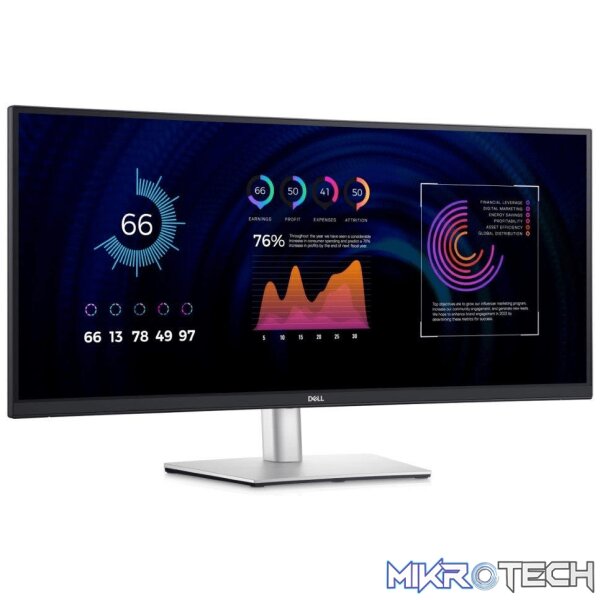 Dell P3424WE 34.1-inch 3440 x 1440p WQHD 21:9 60Hz 5ms LCD IPS UltraWide Curved USB-C Hub Monitor 210-BGTY Dell P3424WE 34.1-inch 3440 x 1440p WQHD 21:9 60Hz 5ms LCD IPS UltraWide Curved USB-C Hub Monitor 210-BGTY