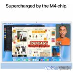 24-inch iMac with Retina 4.5K display: Apple M4 chip with 10-core CPU and 10-core GPU, 24GB, 512GB SSD - Blue,Model A3137 - Image 6