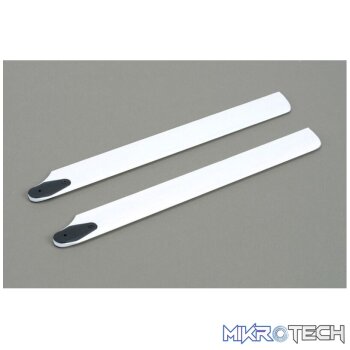 245mm Wood Main Rotor Blade Set White: