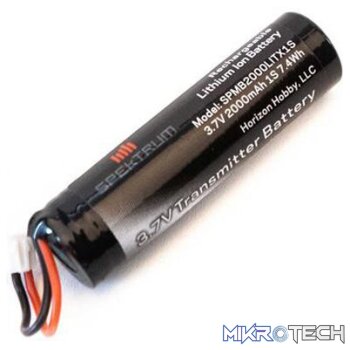 3.7V 1S 2000mAh TX Batt: NX6NX8