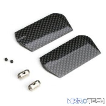 3D Carbon Fiber Flybar Paddle Set: B45