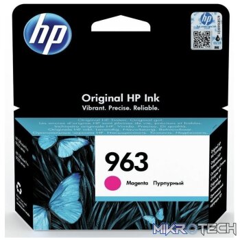 HP 963 Magenta Standard Yield Printer Ink Cartridge Original 3JA24AE Single-pack