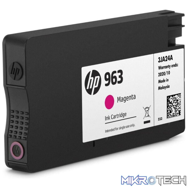 HP 963 Magenta Standard Yield Printer Ink Cartridge Original 3JA24AE Single-pack - Image 2