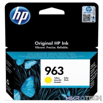 HP 963 Yellow Standard Yield Printer Ink Cartridge Original 3JA25AE Single-pack