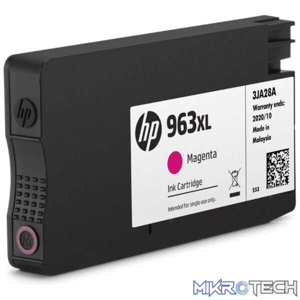 HP 963XL Magenta High Yield Printer Ink Cartridge Original 3JA28AE Single-pack - Image 2
