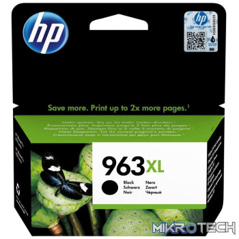 HP 963XL Black High Yield Printer Ink Cartridge Original 3JA30AE Single-pack