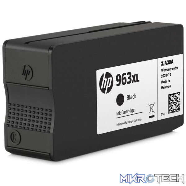 HP 963XL Black High Yield Printer Ink Cartridge Original 3JA30AE Single-pack - Image 2