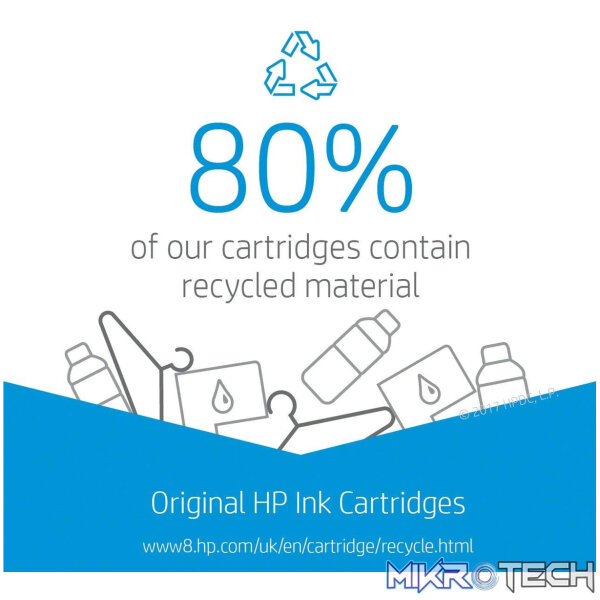 HP 912 Cyan Standard Yield Printer Ink Cartridge Original 3YL77AE Single-pack - Image 5