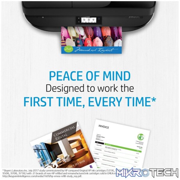HP 912 Black Standard Yield Printer Ink Cartridge Original 3YL80AE Single-pack - Image 6