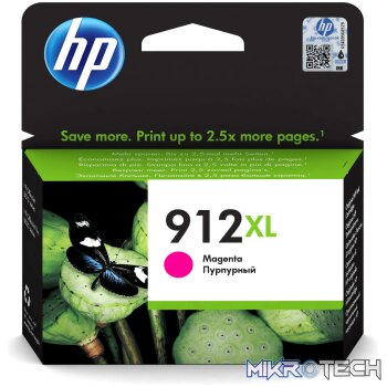 HP 912XL Magenta High Yield Printer Ink Cartridge Original 3YL82AE Single-pack
