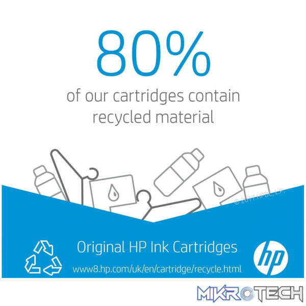 HP 912XL Yellow High Yield Printer Ink Cartridge Original 3YL83AE Single-pack - Image 6