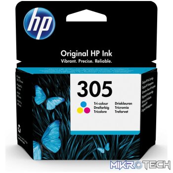 HP 305 Cyan Magenta Yellow Standard Yield Printer Ink Cartridge Original 3YM60AE Single-pack
