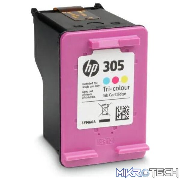 HP 305 Cyan Magenta Yellow Standard Yield Printer Ink Cartridge Original 3YM60AE Single-pack - Image 9