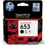 HP 653 Ink Advantage Black Standard Yield Printer Cartridge Original 3YM75AE Single-pack