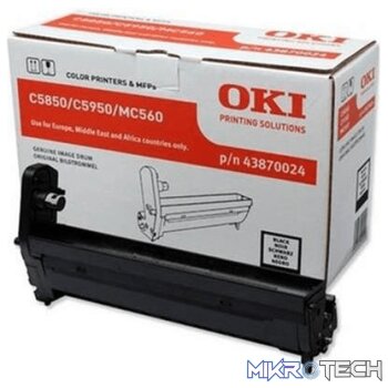 OKI Black Image Drum for C5850 5950 Printer Original 43870024