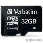 Verbatim Premium Memory Card 32GB MicroSDHC Class 10 44013