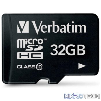 Verbatim Premium Memory Card 32GB MicroSDHC Class 10 44013