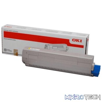 OKI 44844613 Yellow Toner Cartridge 7