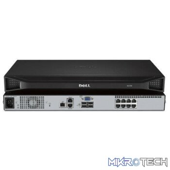 Dell DAV2108 KVM Switch Rack Mounting Black 450-ADZM
