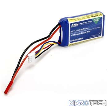 450mAh 3S 11.1V 50C LiPo
