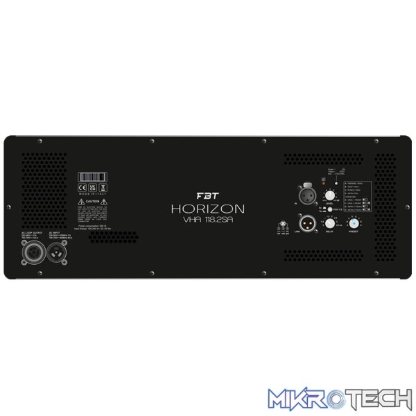 Fbt - Horizon Vha118.2Sa Active Subwoofer 18In 2500Wrms - Image 3
