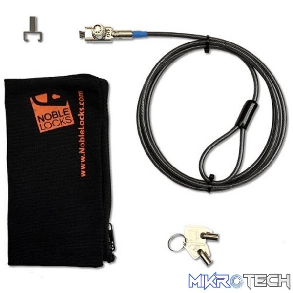 Dell Noble TZ04T 1.8m Compact Wedge Lock with Barrel Key 461-AAEC Dell Noble TZ04T 1.8m Compact Wedge Lock with Barrel Key 461-AAEC