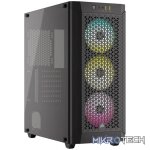 480T RGB Airflow Tempered Glass Mid-Tower; Black.