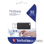 Verbatim PinStrip 32GB Black USB 2.0 Type-A USB Flash Drive 49064 - Image 3