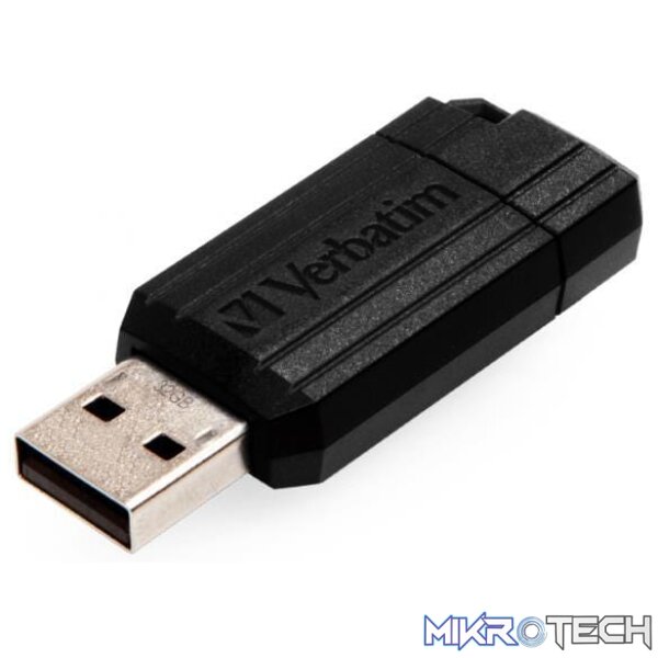 Verbatim PinStrip 32GB Black USB 2.0 Type-A USB Flash Drive 49064 - Image 8