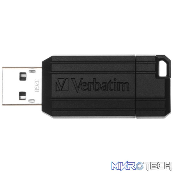 Verbatim PinStrip 32GB Black USB 2.0 Type-A USB Flash Drive 49064 - Image 9