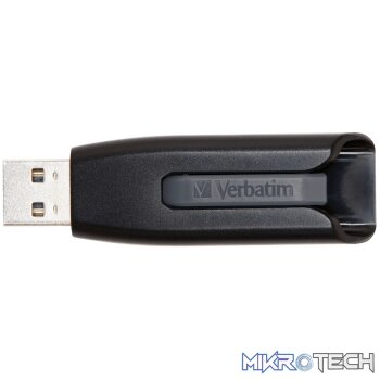 Verbatim Store n Go V3 32GB USB 3.2 Gen 1 Type-A Black and Grey Flash Drive 49173
