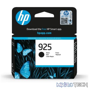 HP 925 Black Printer Ink Cartridge Original 4K0V9PE Single-pack