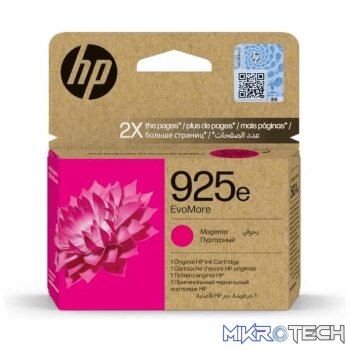 HP 925e EvoMore Magenta Printer Ink Cartridge Original 4K0W1PE Single-pack