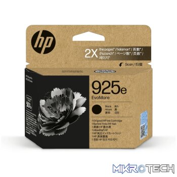 HP 925e EvoMore Black Printer Ink Cartridge Original 4K0W3PE Single-pack
