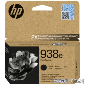 HP 938e EvoMore Black Ink Cartridge 2