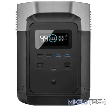 5003201009 ECOFLOW Delta 1300 Lithium Portable Power Station -  1800W Output; 1260Wh Battery; 400W Solar - International socket.