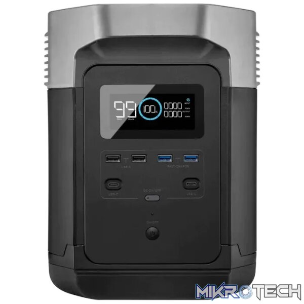 5003201009 ECOFLOW Delta 1300 Lithium Portable Power Station - 1800W Output; 1260Wh Battery; 400W Solar - International socket. 5003201009 ECOFLOW Delta 1300 Lithium Portable Power Station - 1800W Output; 1260Wh Battery; 400W Solar - International socket.