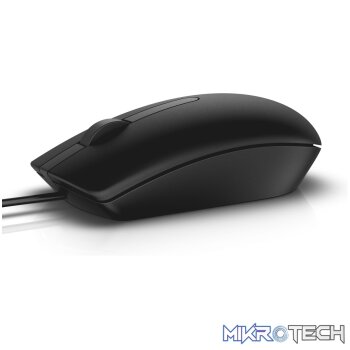 Dell MS116 Mouse USB Type-A Optical 1000dpi Ambidextrous 570-AAIS