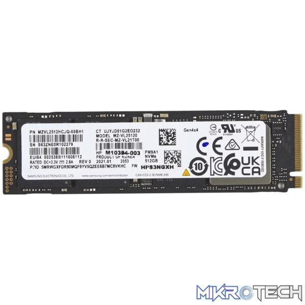 HP 512GB M.2 NVMe Internal SSD 5R8X9AA HP 512GB M.2 NVMe Internal SSD 5R8X9AA