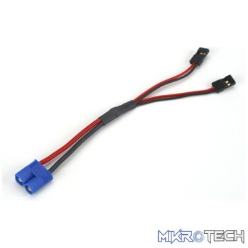 * 6-Inch EC3 to Dual JR Y-Harness